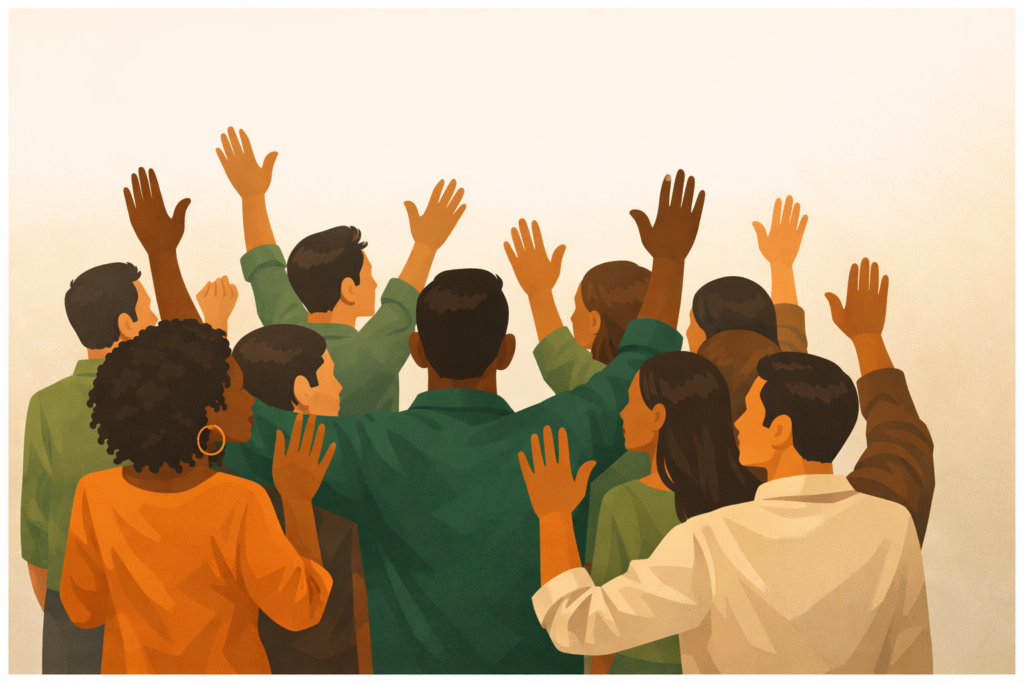 Home people worshipping